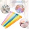 14PCS Plastic Knitting Needles for Beginner and Kids, 10 inch Long Straight Knitting Needles Single Pointed Needles Colorful Knit Needle Set Knitting Kit DIY Craft Yarn Weaving Tool,4mm to 10mm